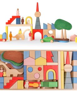 Bloques de Construcción de Madera AVDAR para -Colorido