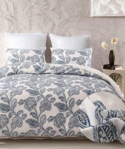 Juego de Funda de Edredón de Jacquard Recortado de Algodón