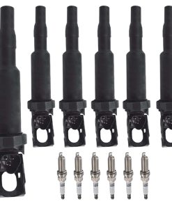 Conjunto de 6pcs Bobina de Encendido y Bujías de Iridio