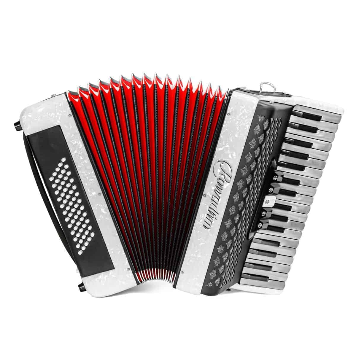 Acordeón - 34 teclas 60 bajo estilo -white