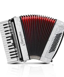Acordeón - Teclado Profesional de 30 Teclas y -Blanco