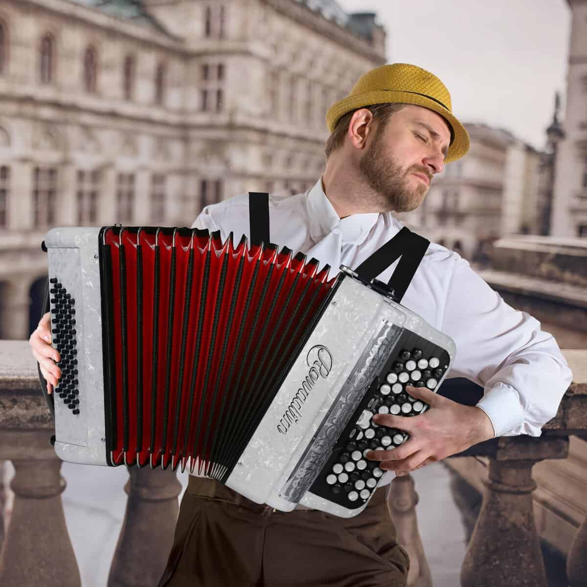 Acordeón - Modelo profesional de piano de 62 teclas 60 - Imagen 3