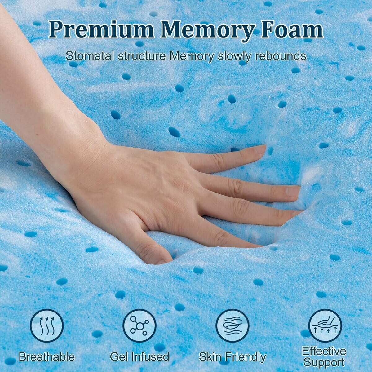 Topper de Colchón FP FLEXPEDIC para Cama Completa, de 3 - Imagen 3