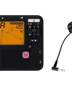 Afinador y Metrónomo Korg TM-70C con Micrófono de Contacto,