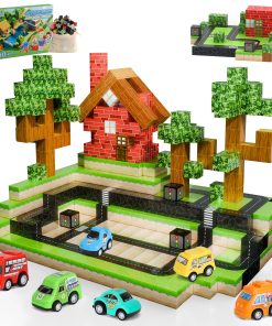 Dulsaera Magnetic Blocks 110PCS con 5 Autos de Juguete, Set