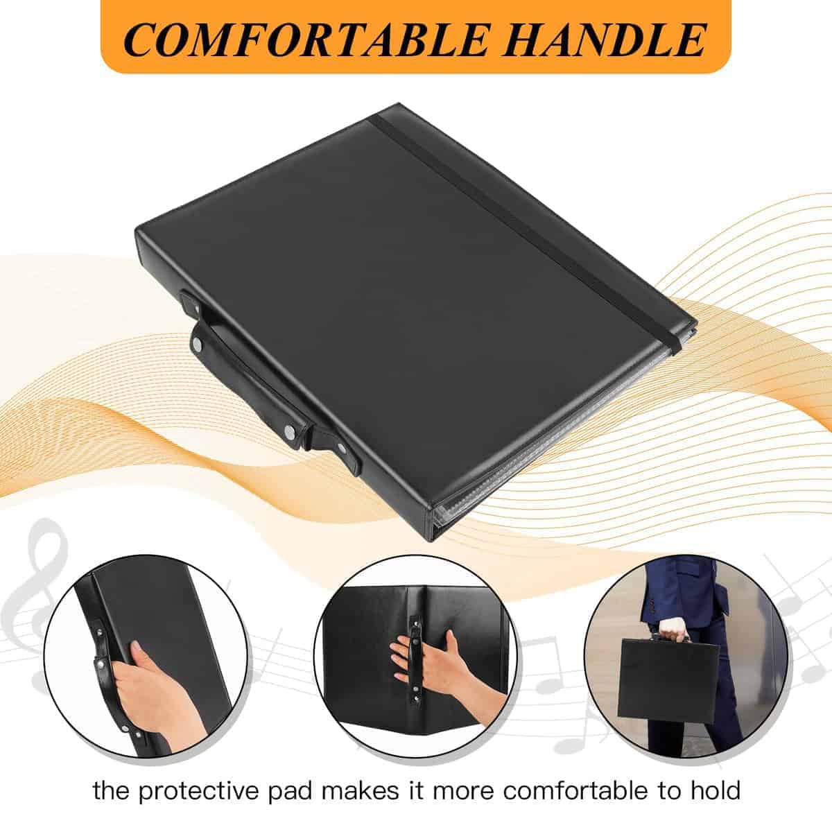 Porta partituras de música coral, Carpeta de partituras de - Imagen 4