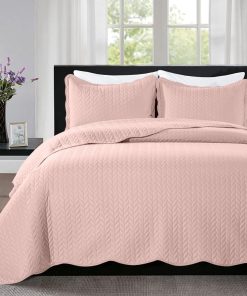 Juego de Colcha King Size Imperial Rooms -Durazno