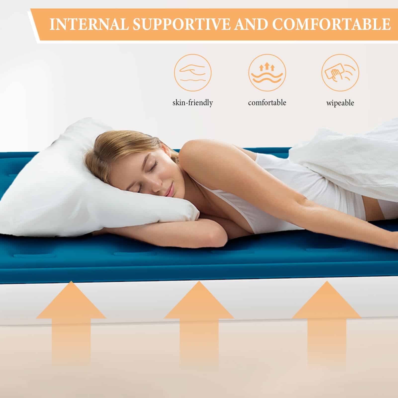 Colchon Inflable Queen HikerSKY con Bomba de Alta Capacidad - Imagen 8