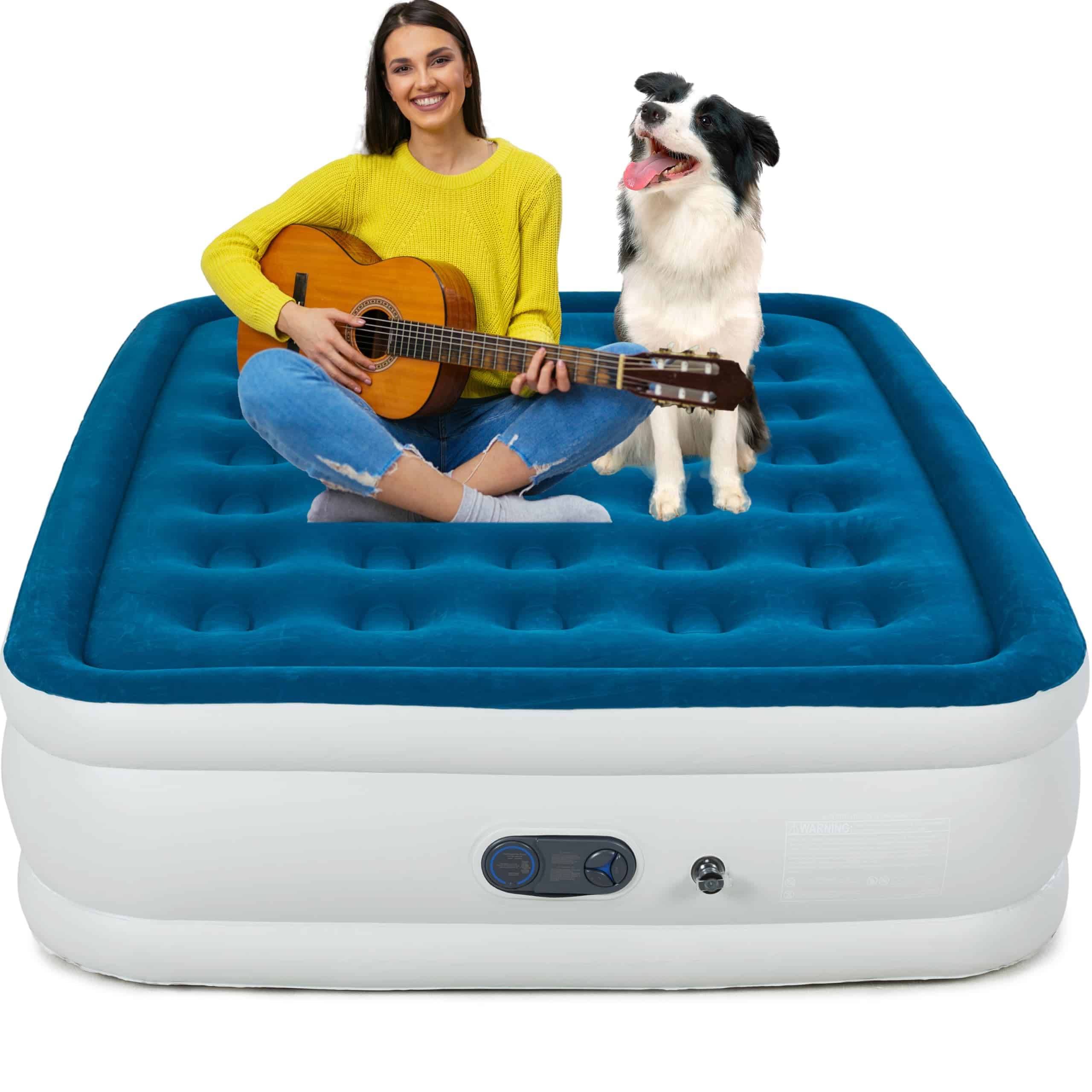 Colchon Inflable Queen HikerSKY con Bomba de Alta Capacidad