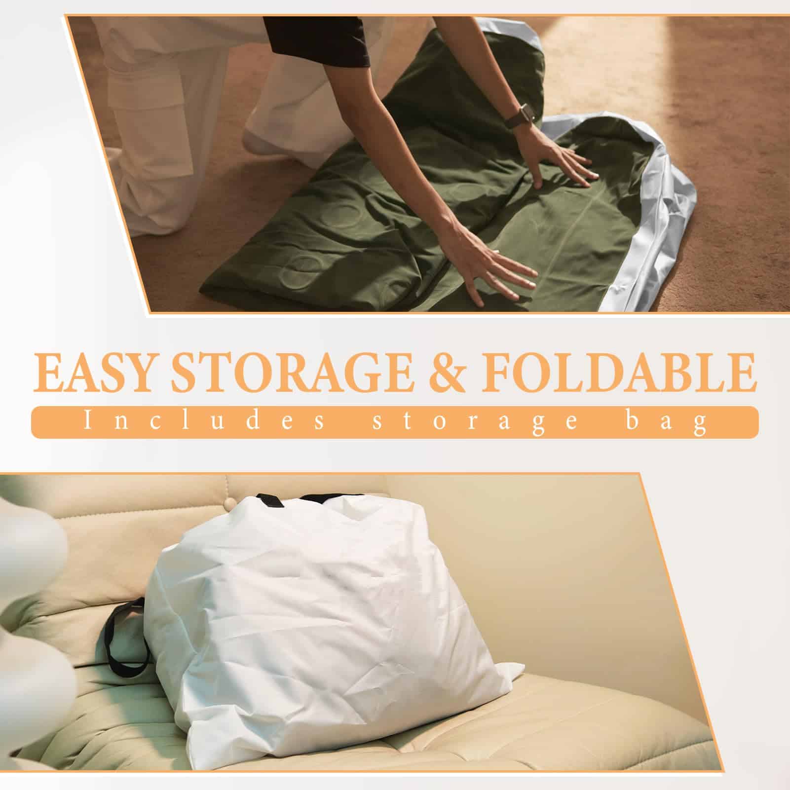 Colchón Inflable HikerSKY Queen con Bomba de -Verde - Imagen 6