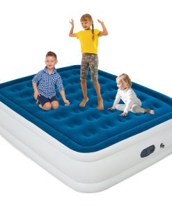 Colchón Inflable HikerSKY Queen con Bomba de -Azul