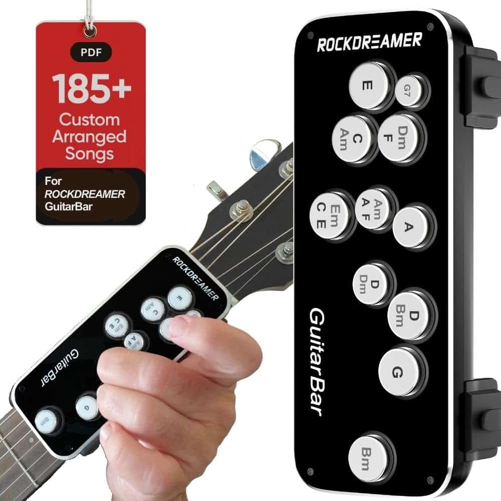 ROCKDREAMER GuitarBar - Prensador de Acordes de Guitarra