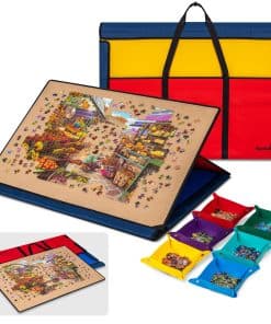 Tablero de rompecabezas portátil Sancallie de 1500 piezas,