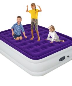 Colchón Inflable Queen HikerSKY con Bomba de Alta Capacidad