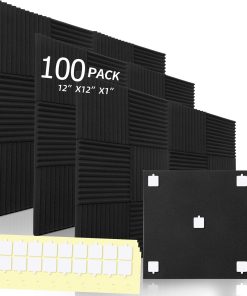 100 Paquete Paneles de Espuma Acústica Paneles de