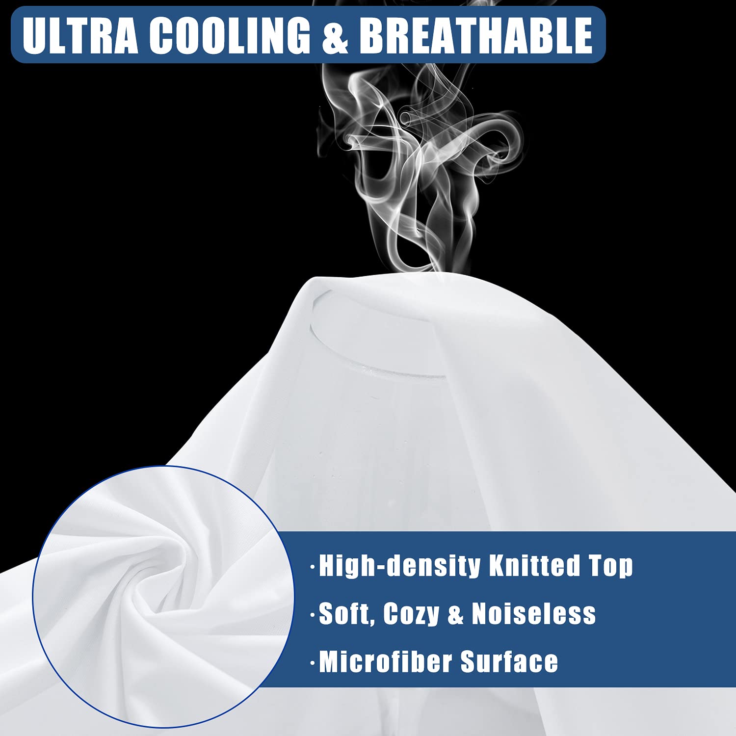 Protector de Colchón Impermeable JamRest 1 Pack Queen Size, - Imagen 5