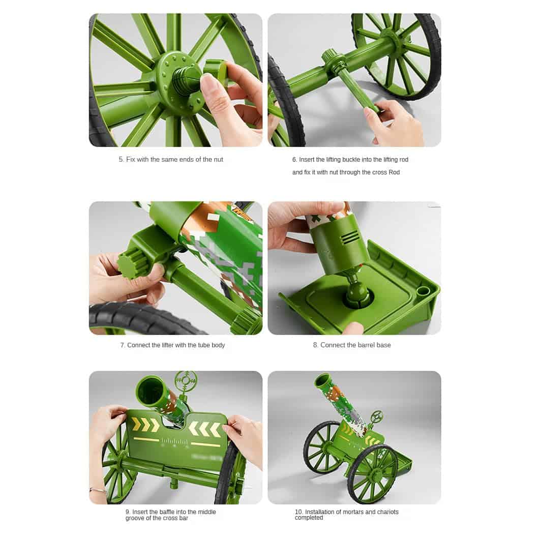 Set de Juego de Lanzador de Mortero ZZPXMY, Lanzador de - Imagen 7