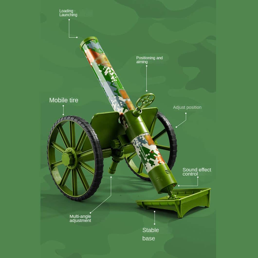 Set de Juego de Lanzador de Mortero ZZPXMY, Lanzador de - Imagen 4