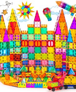 Bloques Magnéticos, 100 Piezas 3D Bloques de Construcción,