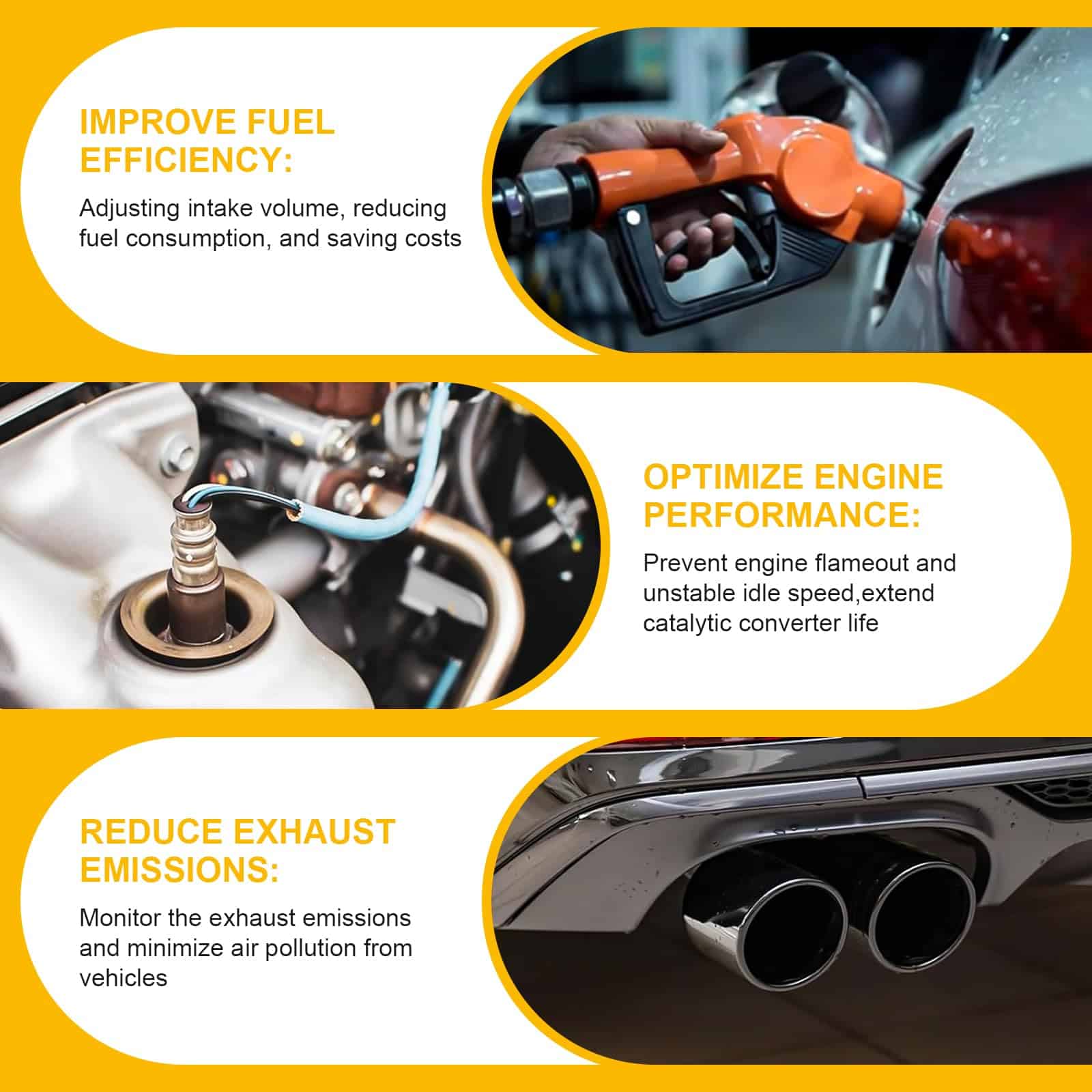 Sensor de oxígeno Upstream Downstream 234-5135 234-4488 - Imagen 8