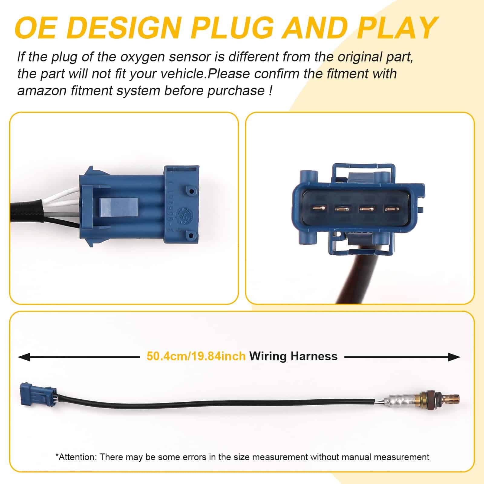Sensor de oxígeno Upstream Downstream 234-5135 234-4488 - Imagen 4