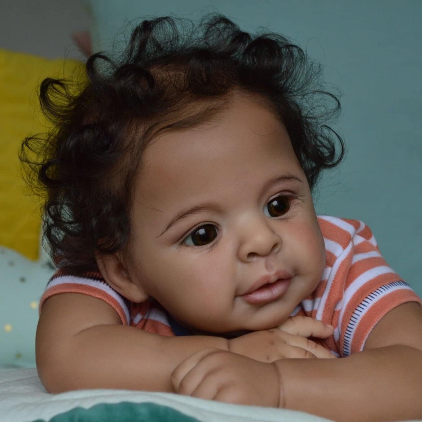 Muñecas Realistas Black Girls Anthony Reborn Doll Girls 21 - Imagen 6