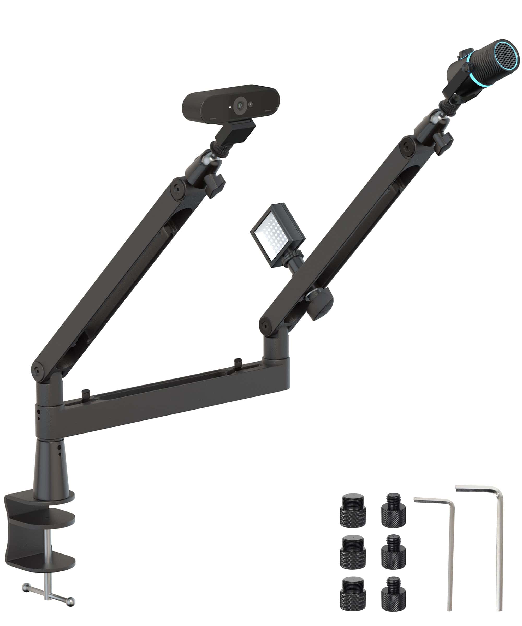 Brazo de micrófono de perfil bajo ULTRARM 3 en 1 con