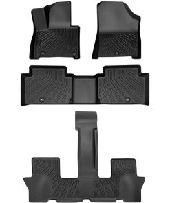 Tapetes para Piso CUSIYU Compatible con Hyundai Santa Fe