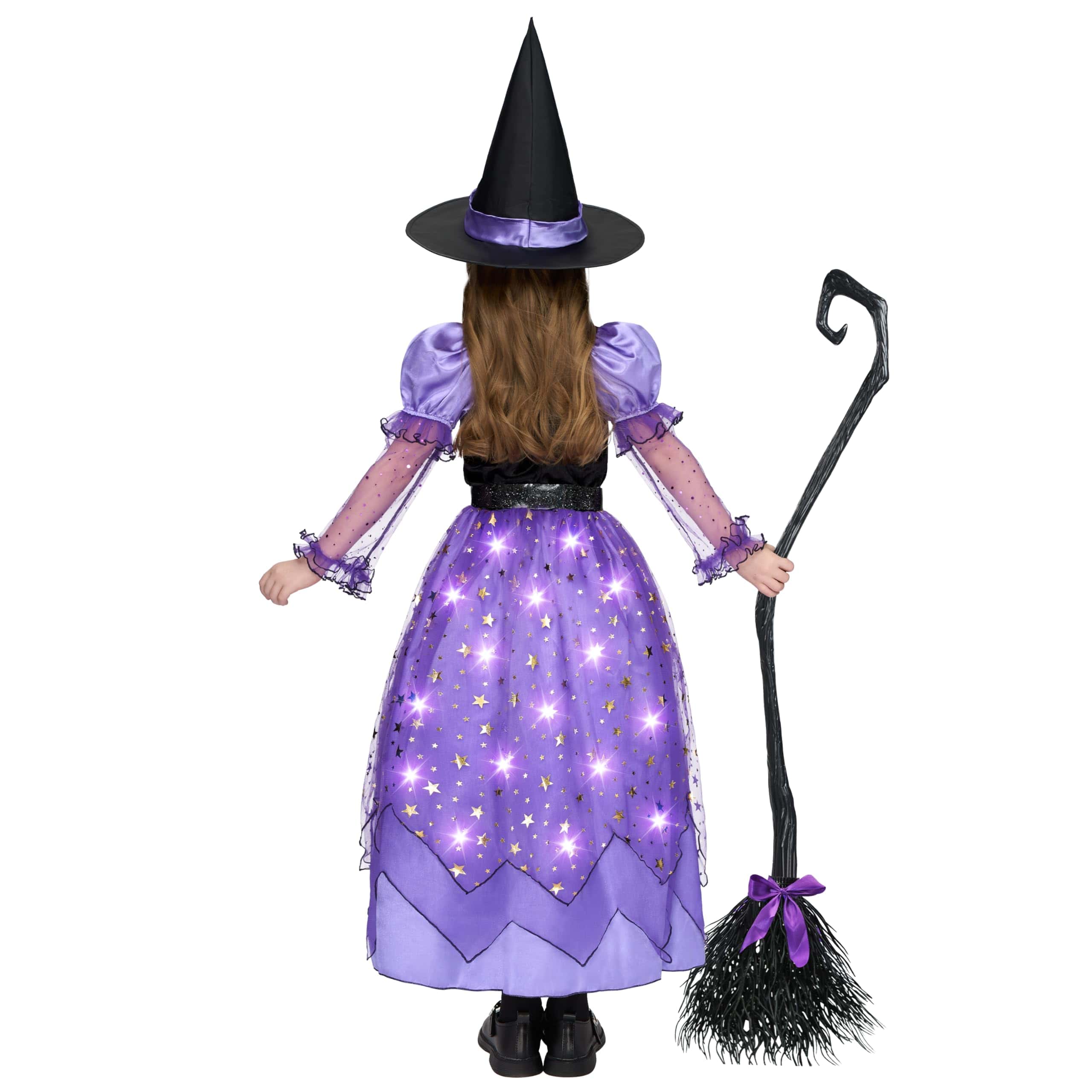Disfraz de Bruja para Niñas Spooktacular -Purple - Imagen 9
