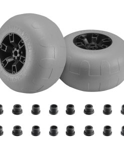 Ruedas de globo de playa, 13" Ruedas sólidas de PU sin aire