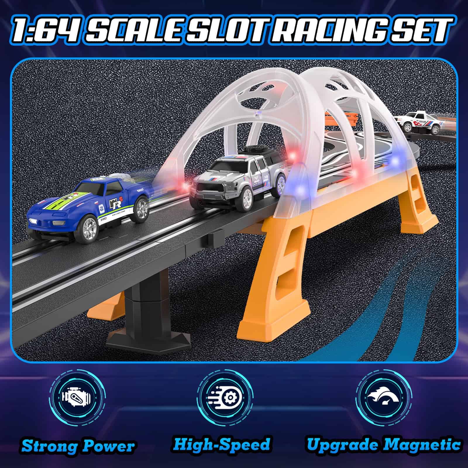 Pistas de Carreras de Coches Slot para Niños, Juego de - Imagen 4