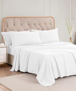 Juego de sábanas queen DAYIH de 6 piezas, juego de sábanas