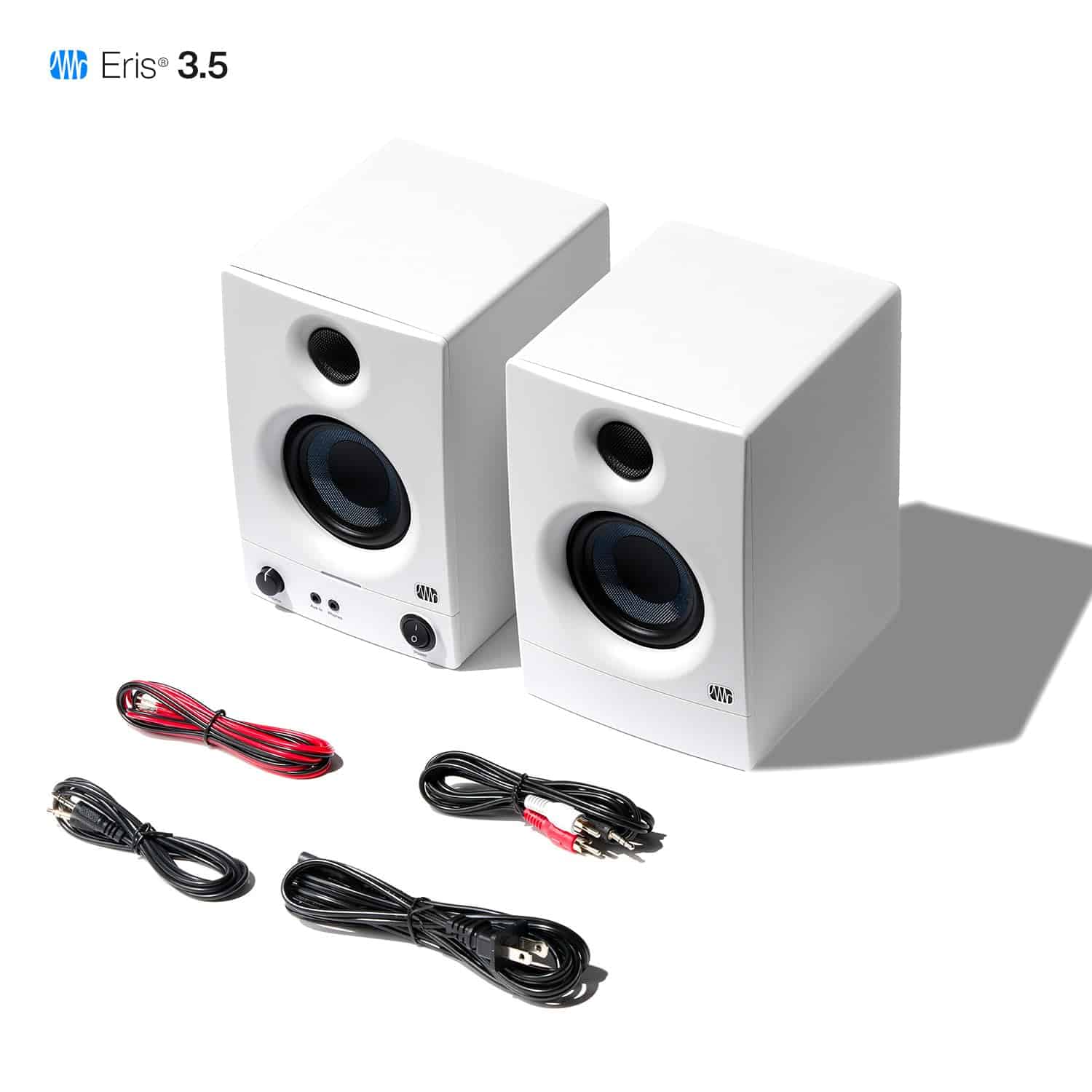 Monitores de Estudio PreSonus Eris 3.5 (Blanco), Par - - Imagen 8