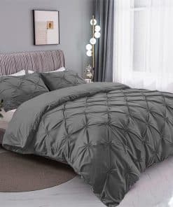 Juego de Funda de Edredón MKNAZ para Cama Queen, 3 Piezas