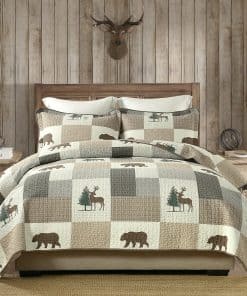 Set de Colcha King Size PERHOM - 100% Algodón Ligero con