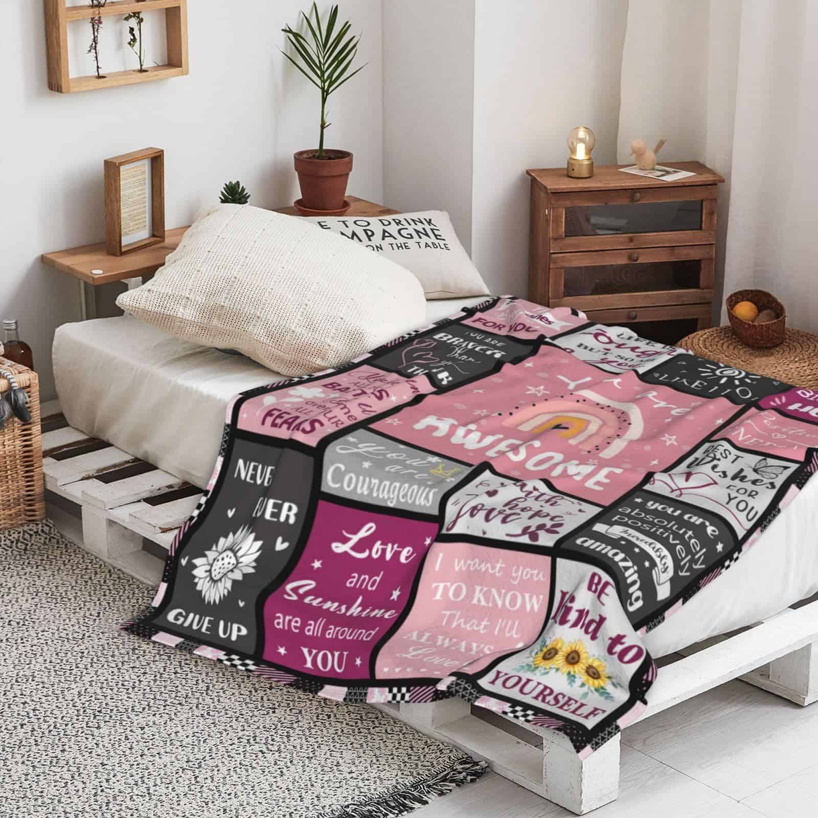 Manta Inspiradora para Regalos de Mejora para Mujeres, - Imagen 7