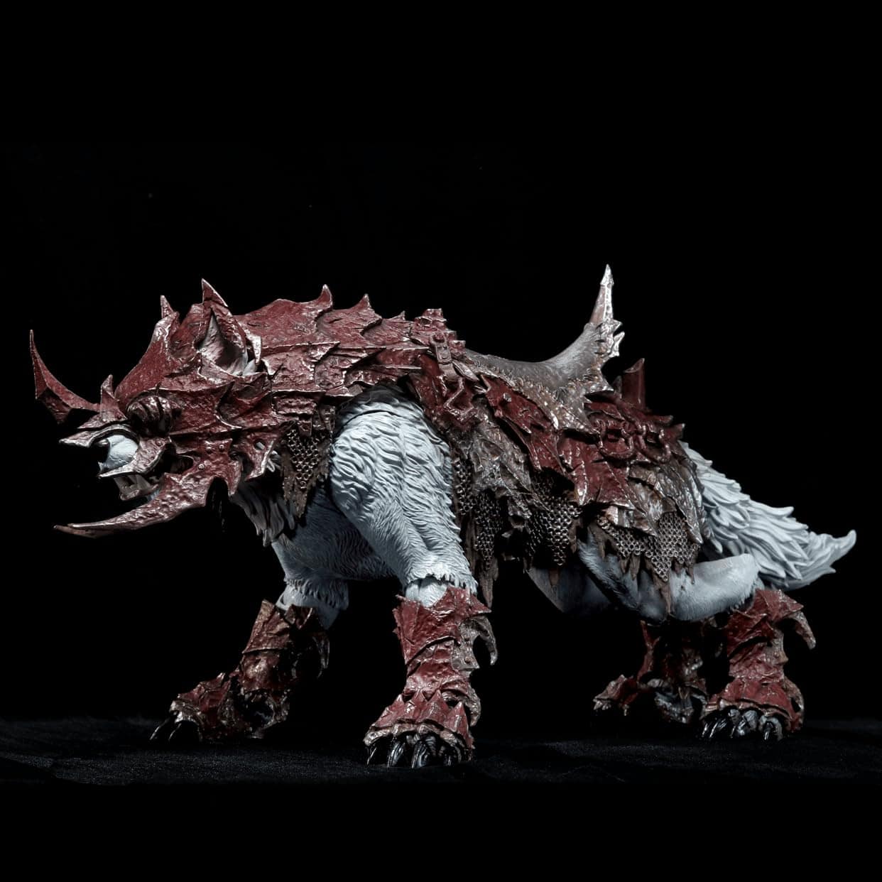 Figura Escala 1/12 de Lobo de Hierro Blanco (Versión de - Imagen 4