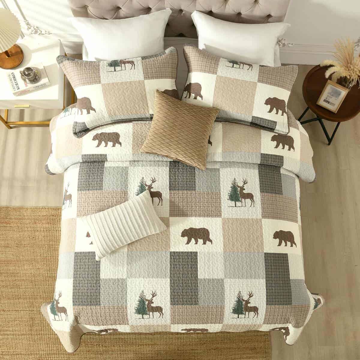 Juego de Edredón Queen Size de Finlonte, Edredón Queen de - Imagen 8