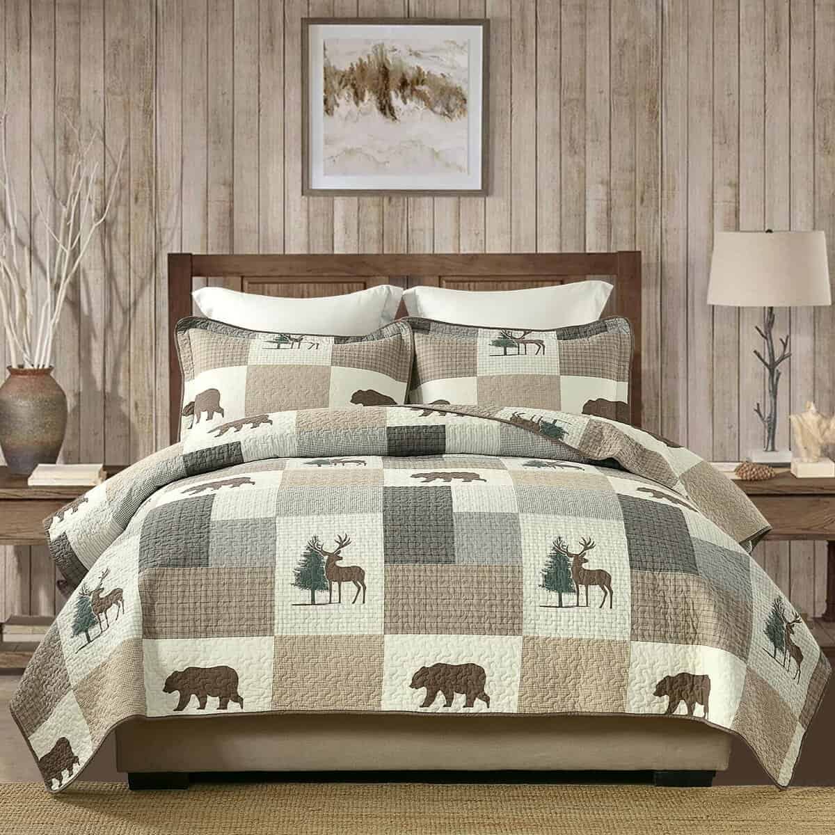 Juego de Edredón Queen Size de Finlonte, Edredón Queen de