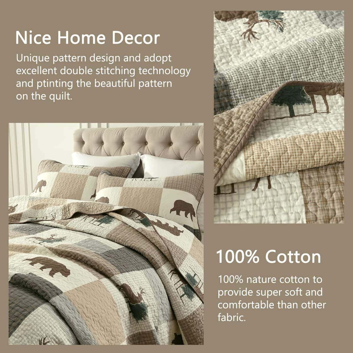 Juego de Edredón Queen Size de Finlonte, Edredón Queen de - Imagen 5