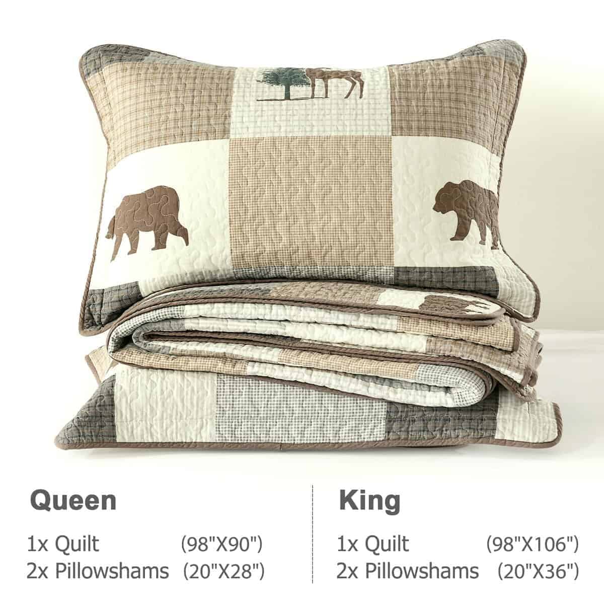 Juego de Edredón Queen Size de Finlonte, Edredón Queen de - Imagen 7