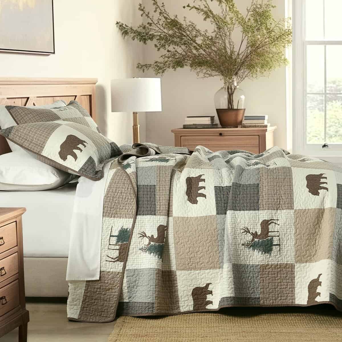 Juego de Edredón Queen Size de Finlonte, Edredón Queen de - Imagen 3