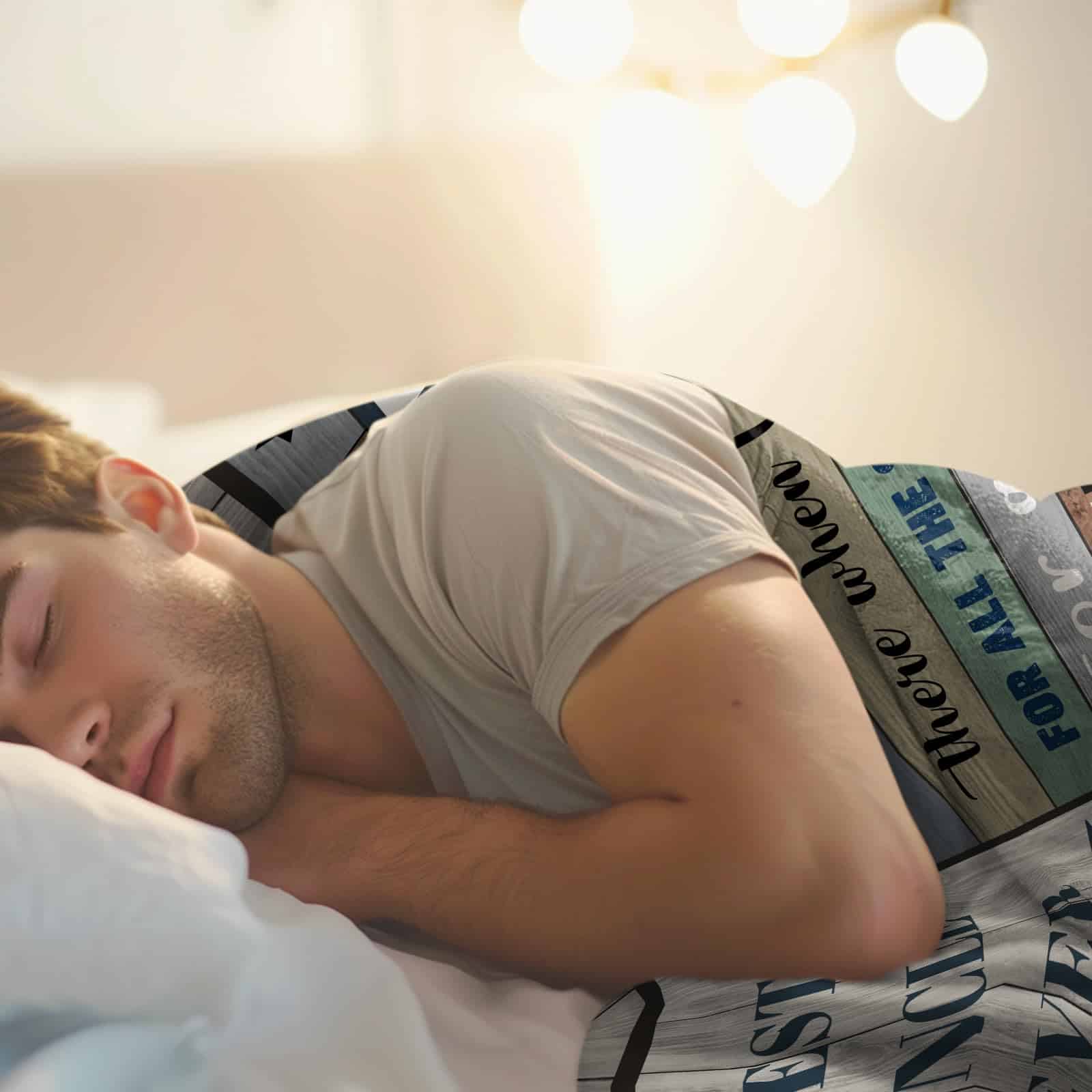 Manta de regalo Nahjiiem para tío, regalos del Día del - Imagen 6