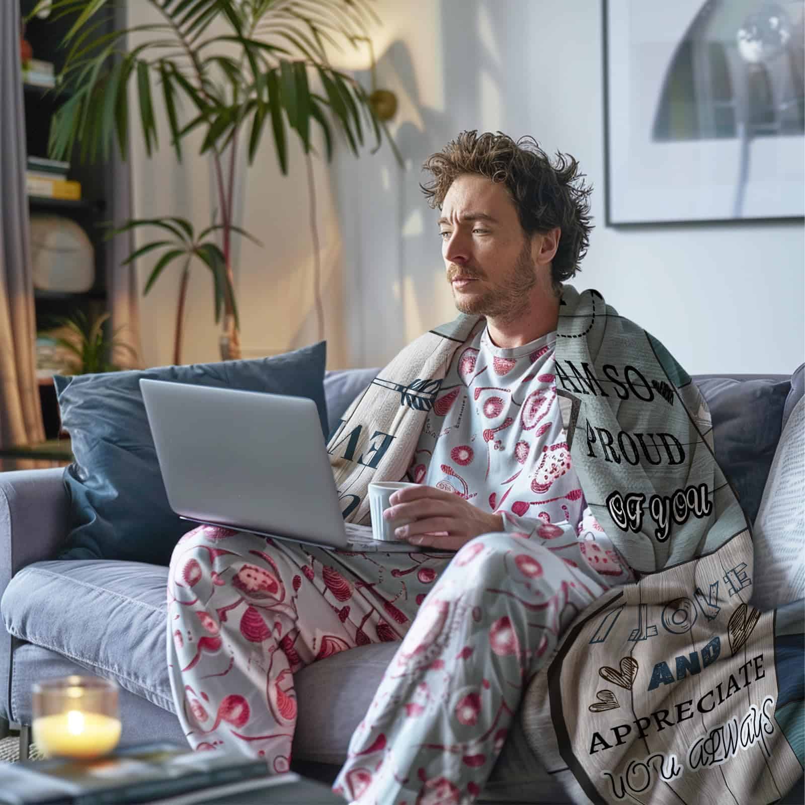 Manta de regalo Nahjiiem para tío, regalos del Día del - Imagen 4