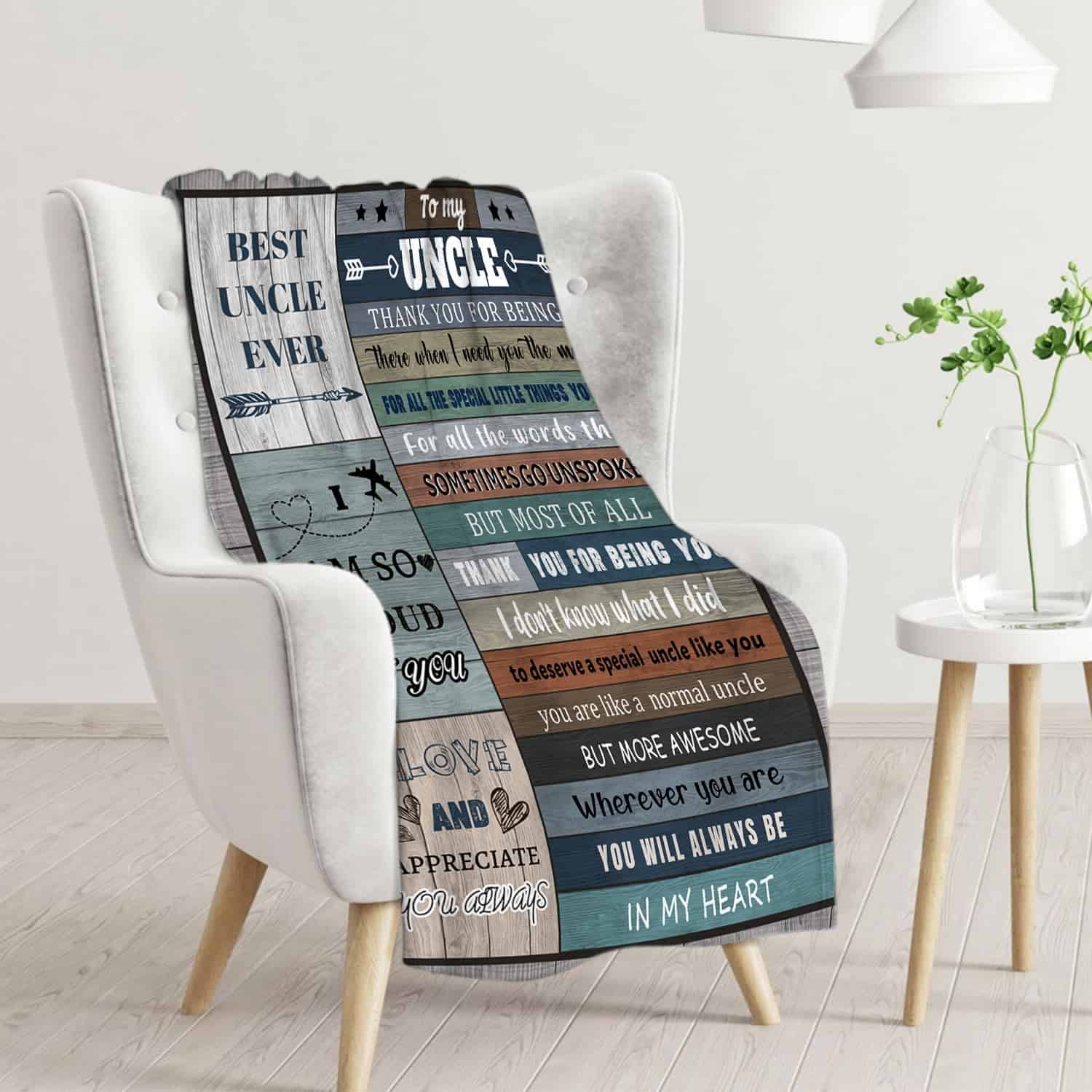 Manta de regalo Nahjiiem para tío, regalos del Día del - Imagen 7