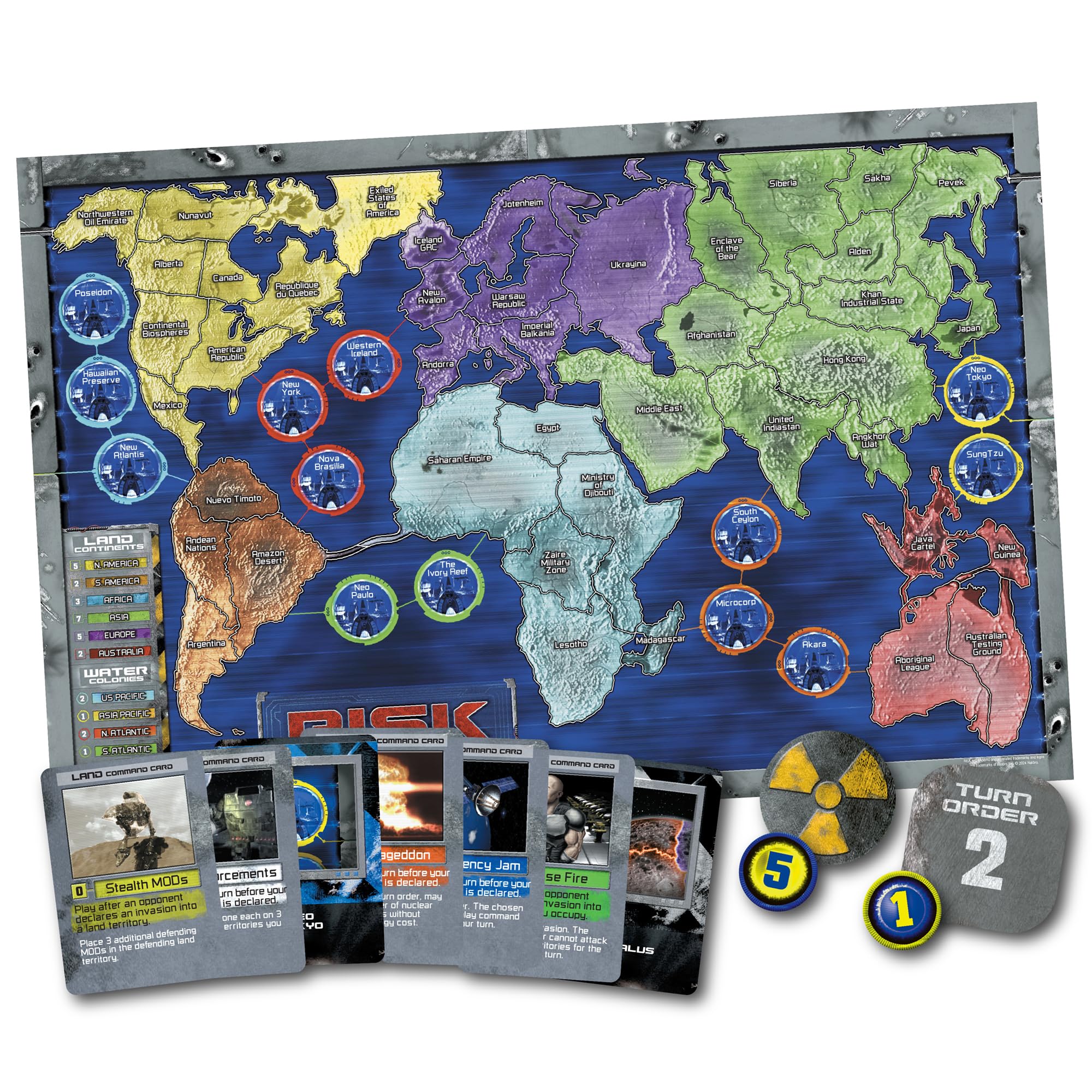 Renegade Game Studios: Risk 2210 A.D. - Juego de Risk, - Imagen 5