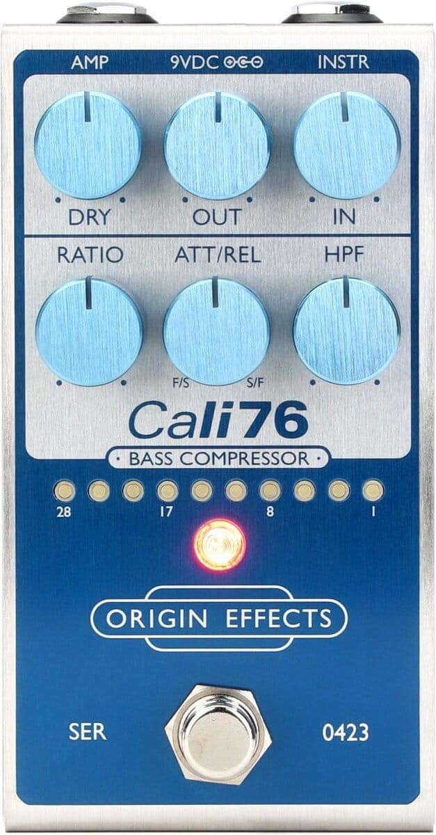 Pedal de compresión para bajo Origin Effects Cali76 - Super