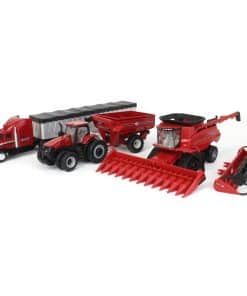 Set de Tractor y Camión Case IH 1/64 8250 para Cosecha con
