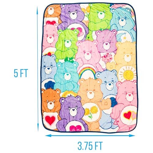 Manta de Forro Polar Care Bears de Silver Buffalo con - Imagen 6