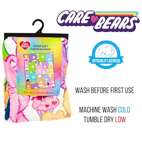 Manta de Forro Polar Care Bears de Silver Buffalo con - Imagen 5